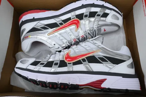 Nike P-6000 Metallic Silver Red – photo 8