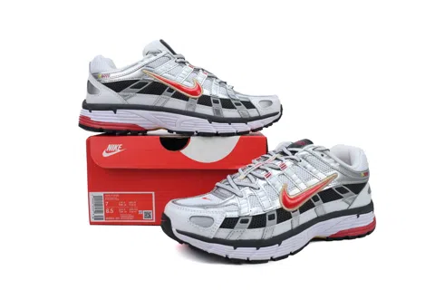 Nike P-6000 Metallic Silver Red – photo 7