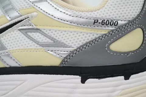 Nike P-6000 Coconut Milk Metallic Silver – photo 5