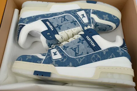 Louis Vuitton Trainer Denim Blue – photo 8