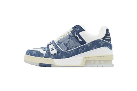 Louis Vuitton Trainer Denim Blue
