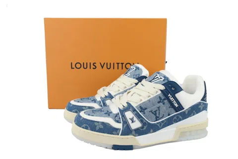 Louis Vuitton Trainer Denim Blue – photo 6