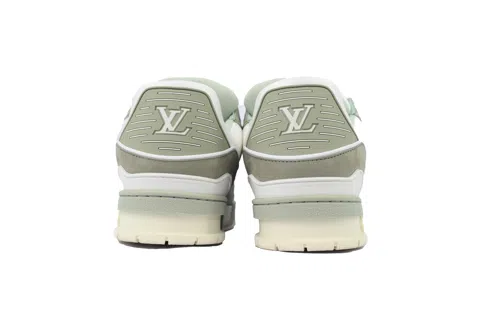 Louis Vuitton Trainer Green Suede – photo 3
