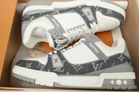 Louis Vuitton Trainer Grey Denim – photo 8