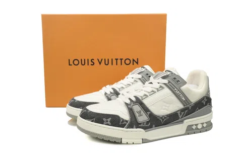 Louis Vuitton Trainer Grey Denim – photo 6