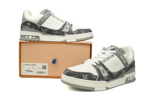 Louis Vuitton Trainer Grey Denim – photo 7