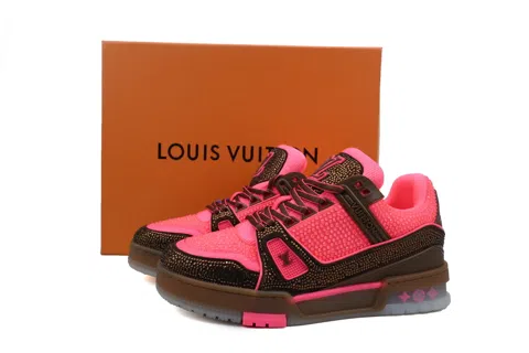 Louis Vuitton Trainer Pink/Brown – photo 6