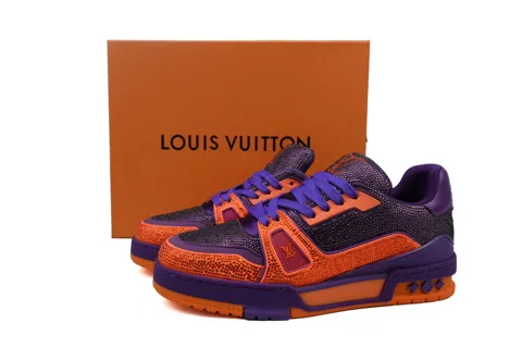 Louis Vuitton Trainer Purple/Orange – photo 7