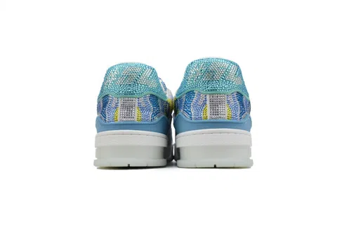 Louis Vuitton Trainer White/Blue Camo – photo 3