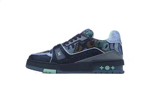 Louis Vuitton Trainer Blue Camo