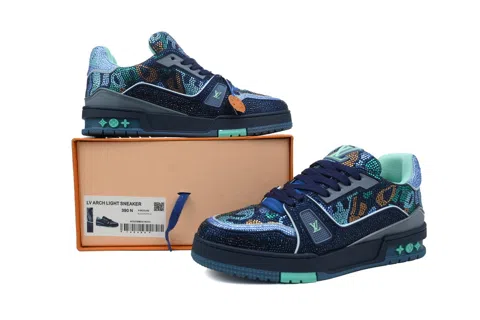 Louis Vuitton Trainer Blue Camo – photo 7