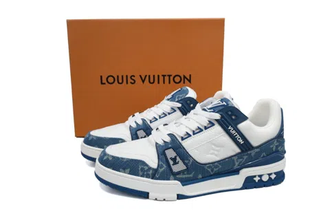Louis Vuitton Trainer Blue Denim – photo 6