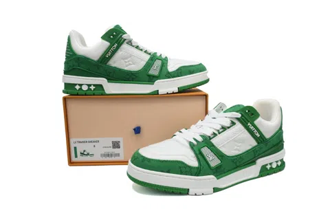 Louis Vuitton Trainer Green Denim – photo 6