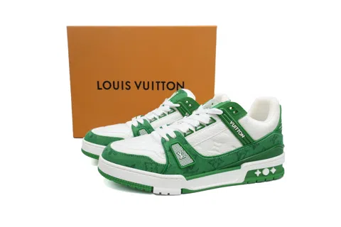 Louis Vuitton Trainer Green Denim – photo 7