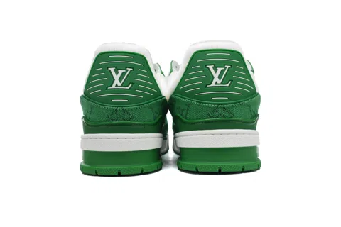 Louis Vuitton Trainer Green Denim – photo 3