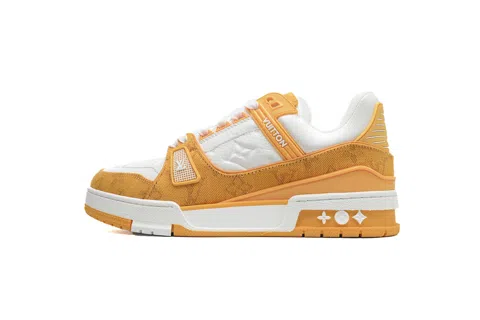 Louis Vuitton Trainer Yellow Denim