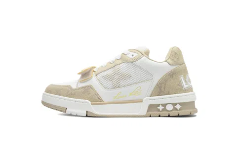Louis Vuitton Trainer Apricot Denim