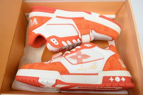Louis Vuitton Trainer Orange Denim – photo 8