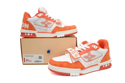 Louis Vuitton Trainer Orange Denim – photo 7