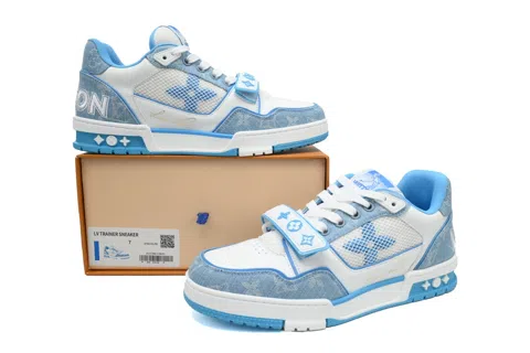 Louis Vuitton Trainer Blue Denim – photo 7
