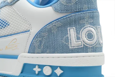 Louis Vuitton Trainer Blue Denim – photo 5