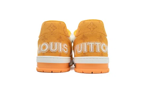 Louis Vuitton Trainer Yellow Denim – photo 3