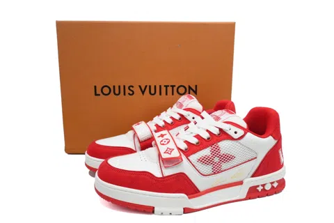 Louis Vuitton Trainer Rose Red Denim – photo 6