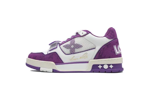 Louis Vuitton Trainer Purple Denim