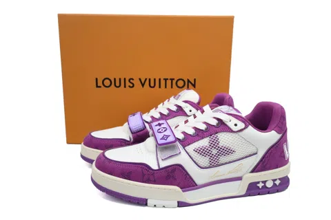 Louis Vuitton Trainer Purple Denim – photo 6