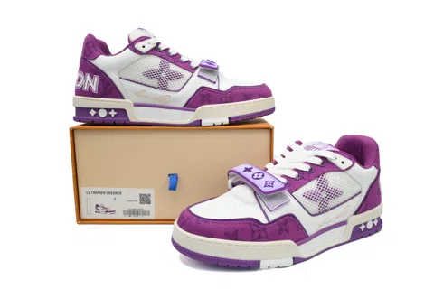 Louis Vuitton Trainer Purple Denim – photo 7