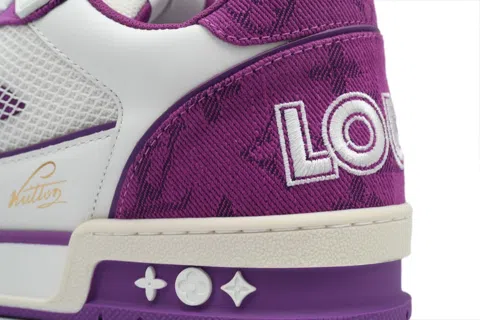 Louis Vuitton Trainer Purple Denim – photo 5