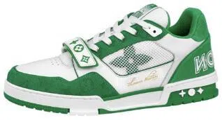 Louis Vuitton Trainer Green Denim – photo 3