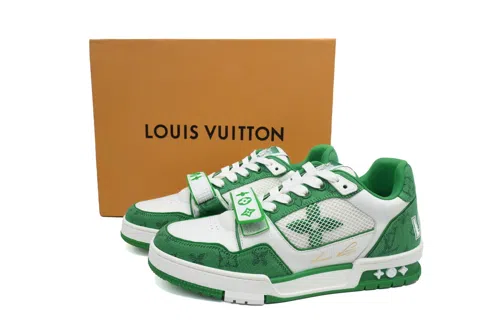 Louis Vuitton Trainer Green Denim – photo 6