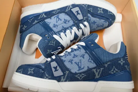Louis Vuitton Trainer Blue Denim – photo 8