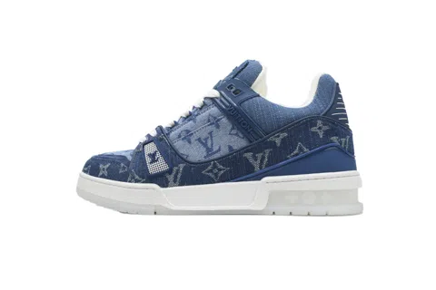 Louis Vuitton Trainer Blue Denim