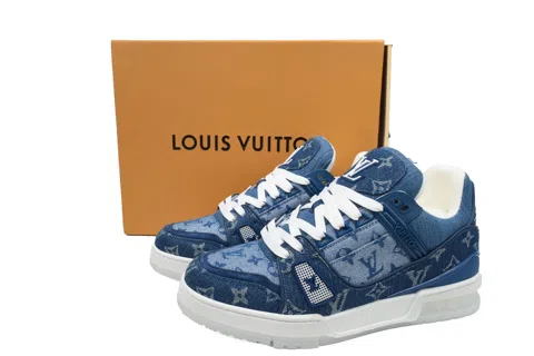 Louis Vuitton Trainer Blue Denim – photo 6
