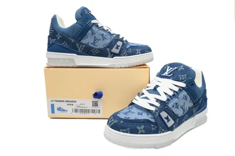 Louis Vuitton Trainer Blue Denim – photo 7