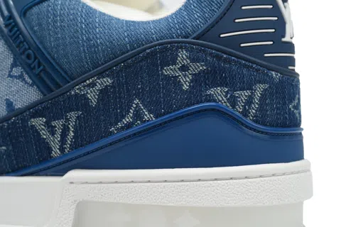 Louis Vuitton Trainer Blue Denim – photo 5