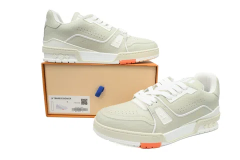 Louis Vuitton Trainer Grey/Orange – photo 7
