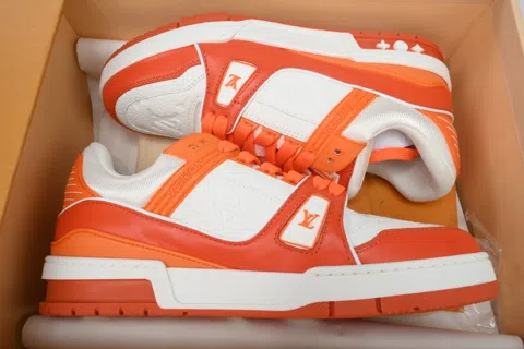 Louis Vuitton Trainer White/Orange – photo 8