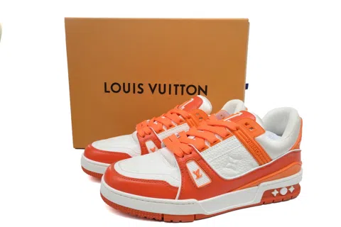 Louis Vuitton Trainer White/Orange – photo 6