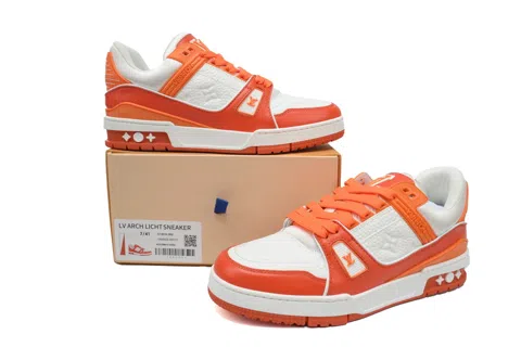 Louis Vuitton Trainer White/Orange – photo 7