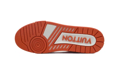 Louis Vuitton Trainer White/Orange – photo 4