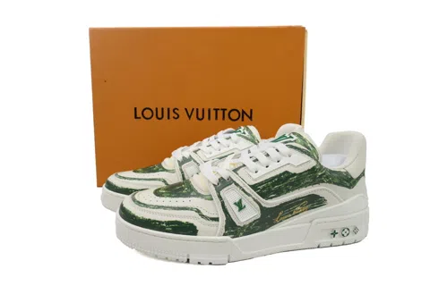 Louis Vuitton Trainer Green Graffiti – photo 7