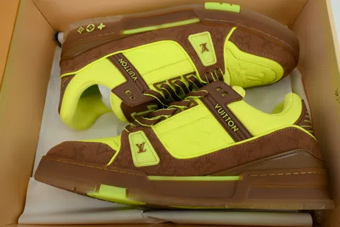 Louis Vuitton Trainer Yellow/Brown – photo 8