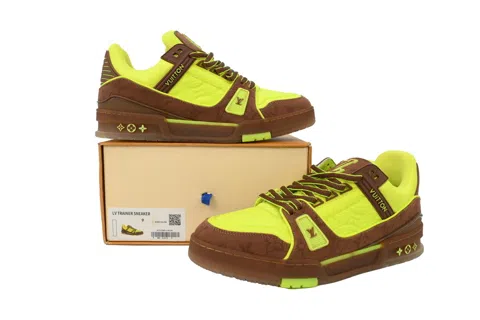 Louis Vuitton Trainer Yellow/Brown – photo 7