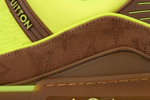 Louis Vuitton Trainer Yellow/Brown – photo 5