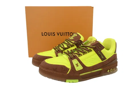 Louis Vuitton Trainer Yellow/Brown – photo 6