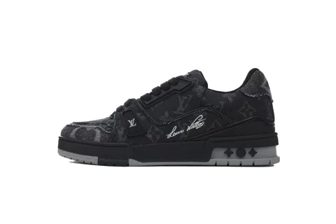 Louis Vuitton Trainer Black Denim