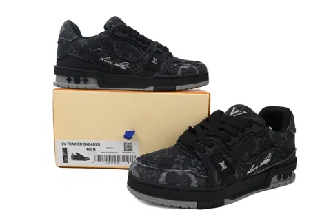 Louis Vuitton Trainer Black Denim – photo 6